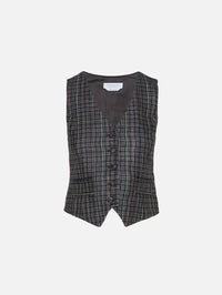 Coleridge Vest,GABRIELA HEARST,CHARCOAL,Image 1
