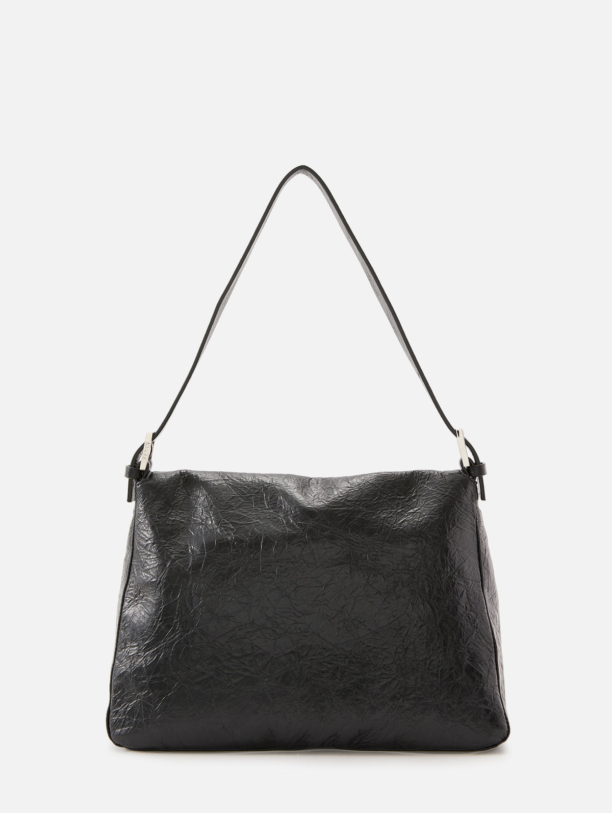 Flap Shoulder Bag,FENDI,BLACK,Image 3