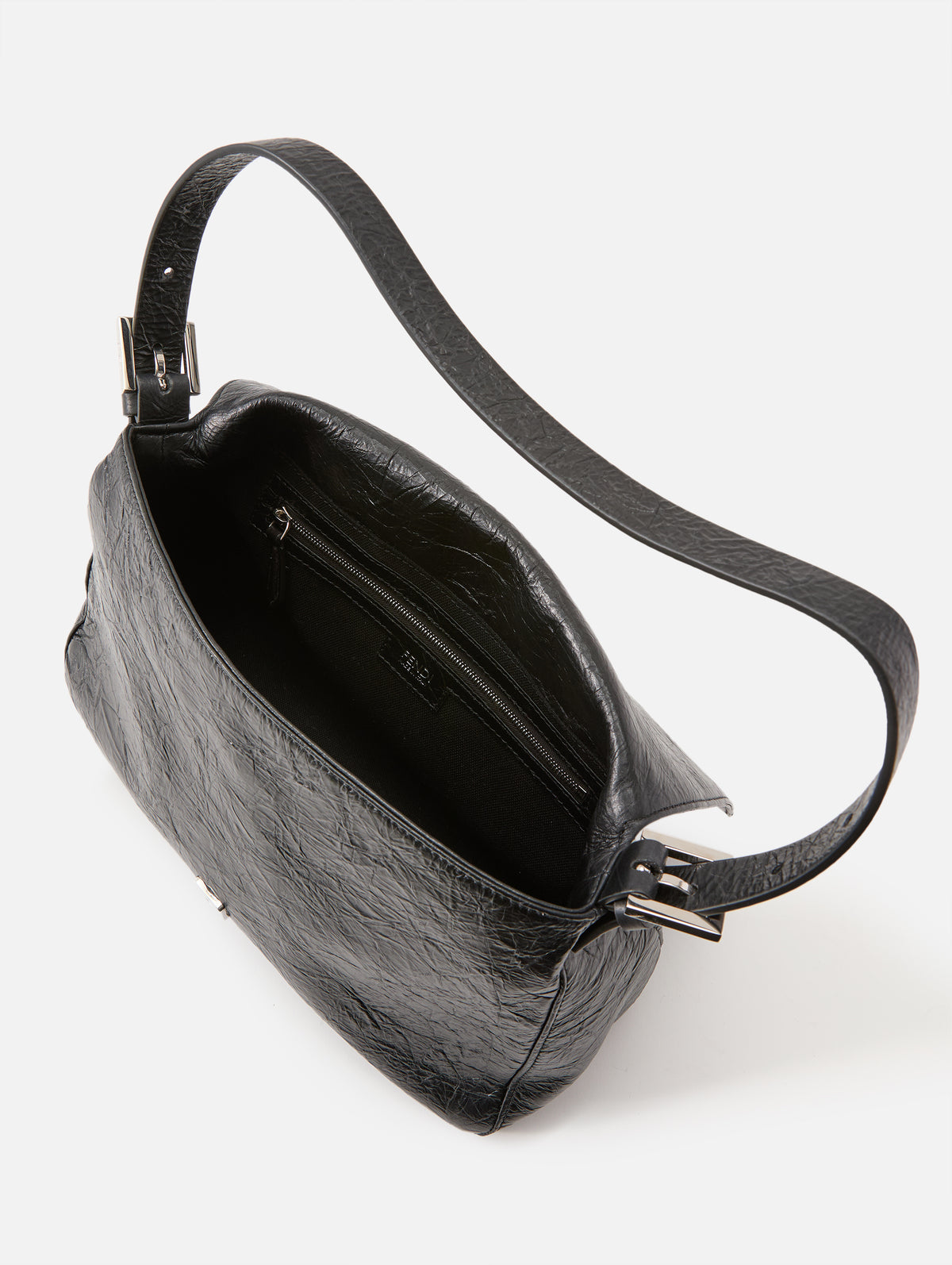 Flap Shoulder Bag,FENDI,BLACK,Image 5