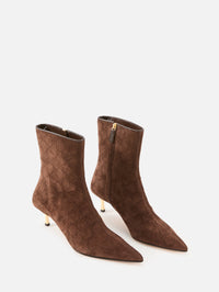 Bombshell Bootie 55mm,GUCCI,DARK BROWN,Image 2