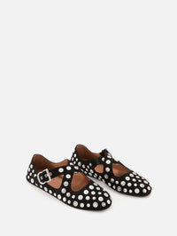 Criss Cross Flat,ALAIA,BLACK,Image 2