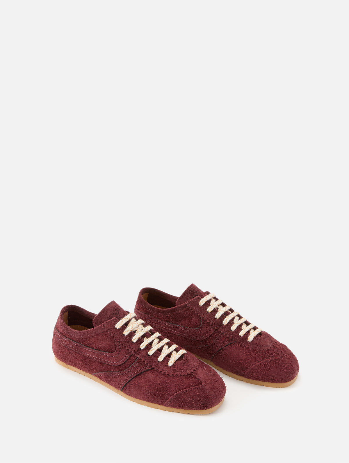Slim Suede Sneaker,DRIES VAN NOTEN,CHOCOLATE,Image 2