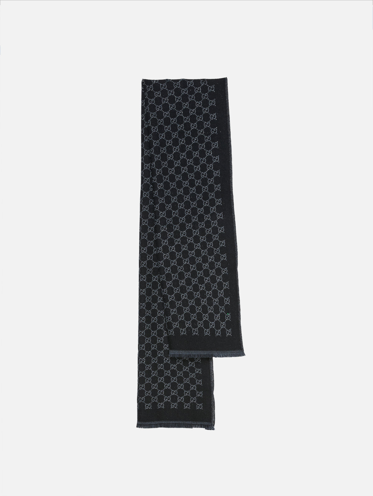 Stenmix Lux Scarf,GUCCI,BLACK LIGHT GREY,Image 1