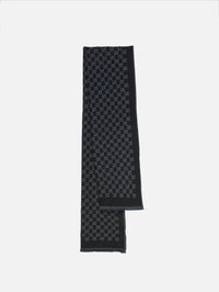 Stenmix Lux Scarf,GUCCI,BLACK LIGHT GREY,Image 1