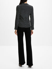 Blake Top,CALLAS MILANO,BLACK DOTS,Image 3