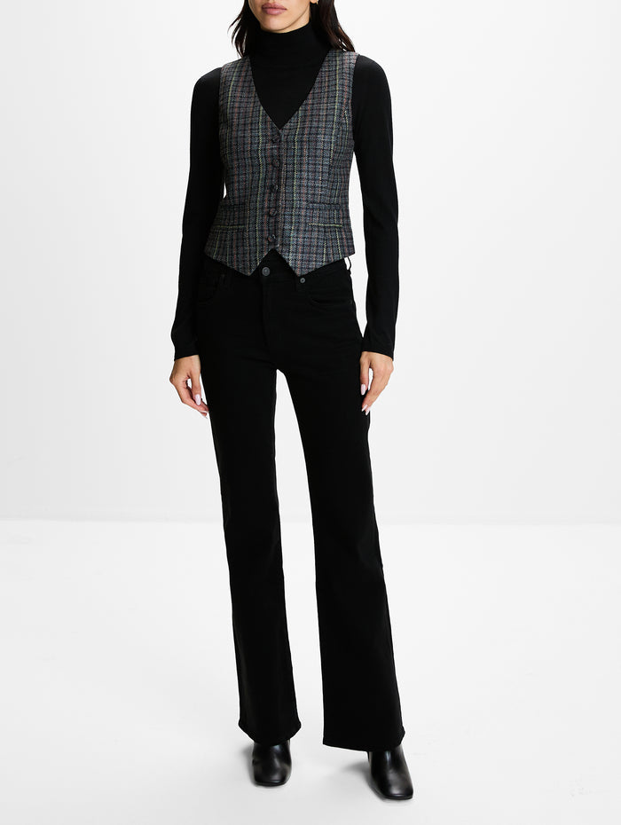 Coleridge Vest,GABRIELA HEARST,CHARCOAL,Image 1