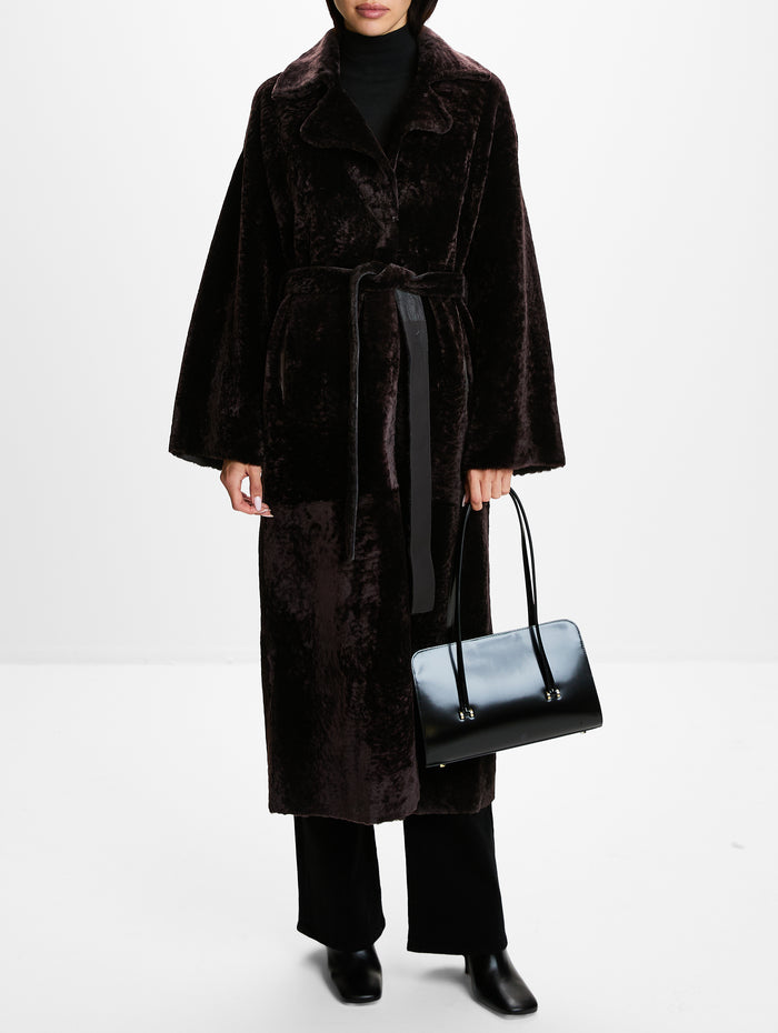 Rien Coat,ARMA,COFFEE BEAN,Image 1