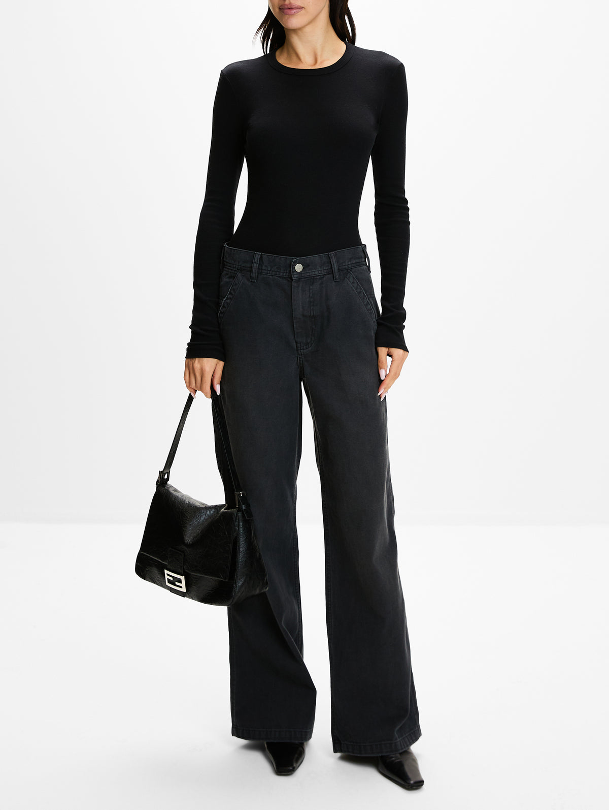 Carpenter Pant,DENIMIST,WORN BLACK CANVAS,Image 2