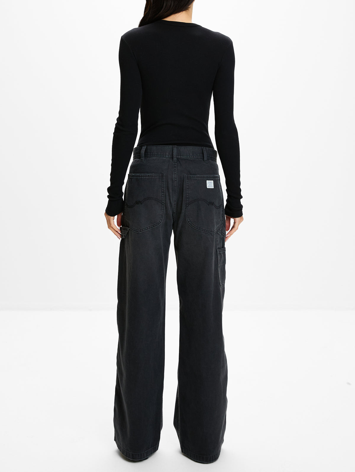 Carpenter Pant,DENIMIST,WORN BLACK CANVAS,Image 3