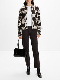 Grizzly Cowhide Jacket,GUEST IN RESIDENCE,OATMEAL BURNT COCOA,Image 2