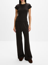 Nando Lounge Pant,LESET,HICKORY MELANGE,Image 2