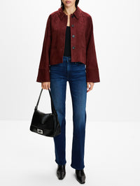 Gidget Jacket,TANYA TAYLOR,DEEP REDWOOD,Image 2