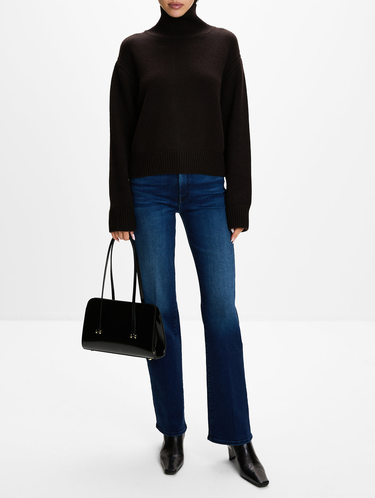 Tiona Sweater,LISA YANG,DARK OAK,Image 2