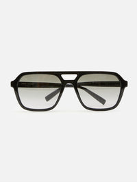 Squared Aviator Sunglasses,KERING EYE- SAINT LAURENT,BLACK,Image 1