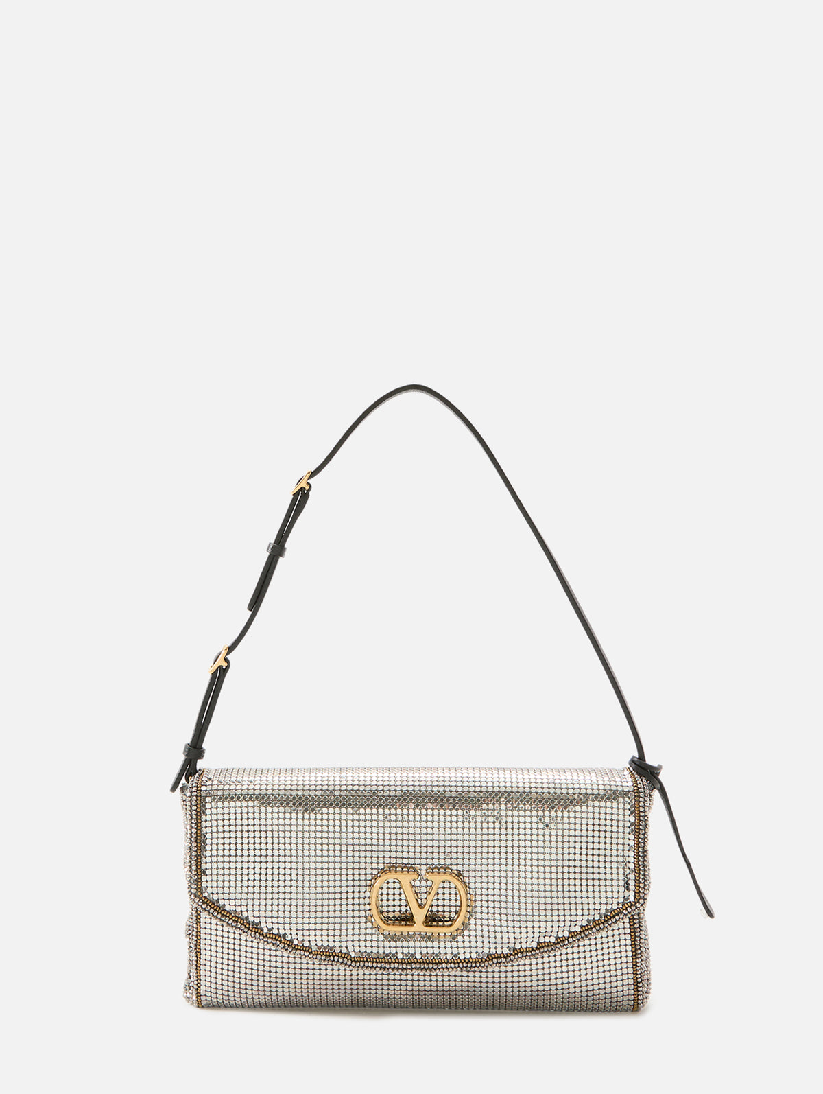 Devain Shoulder Bag,VALENTINO GARAVANI,SILVER,Image 1