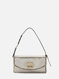 Devain Shoulder Bag,VALENTINO GARAVANI,SILVER,Image 1