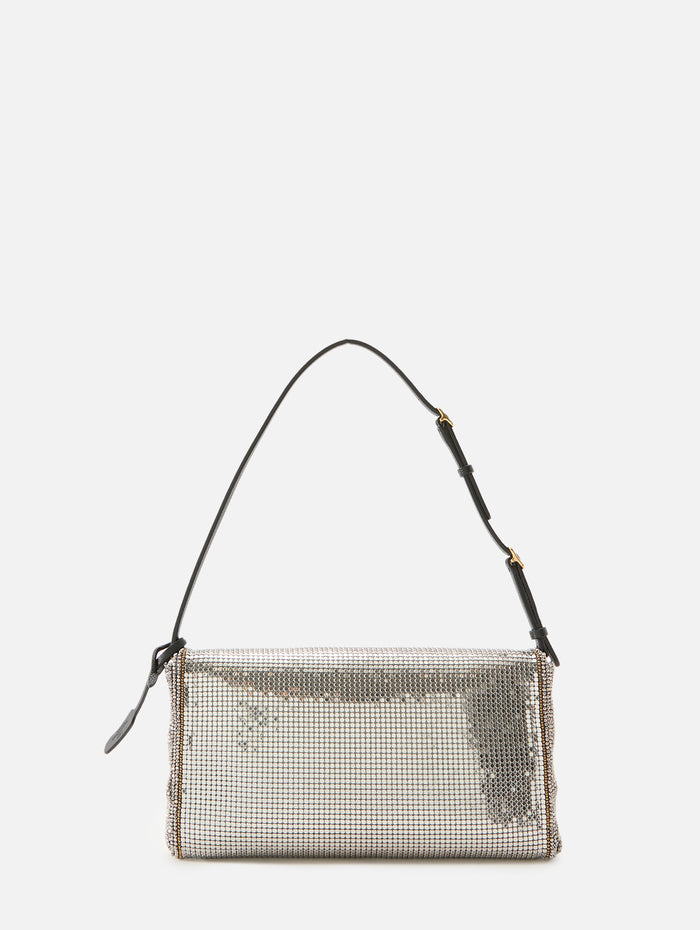 Devain Shoulder Bag,VALENTINO GARAVANI,SILVER,Image 1