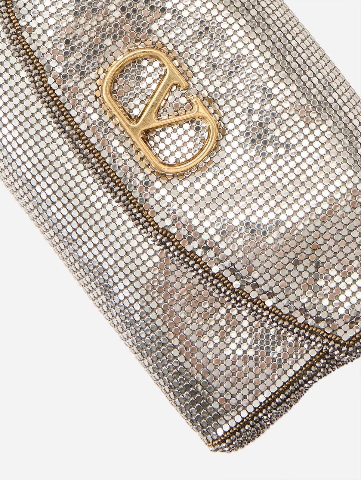 Devain Shoulder Bag,VALENTINO GARAVANI,SILVER,Image 3