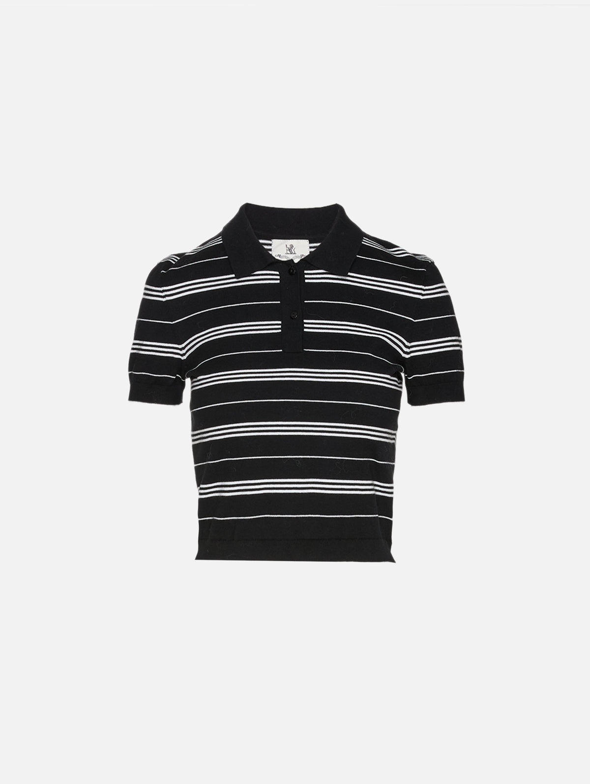 Montauk Polo,DENIMIST,BLACK WHITE STRIPE,Image 1