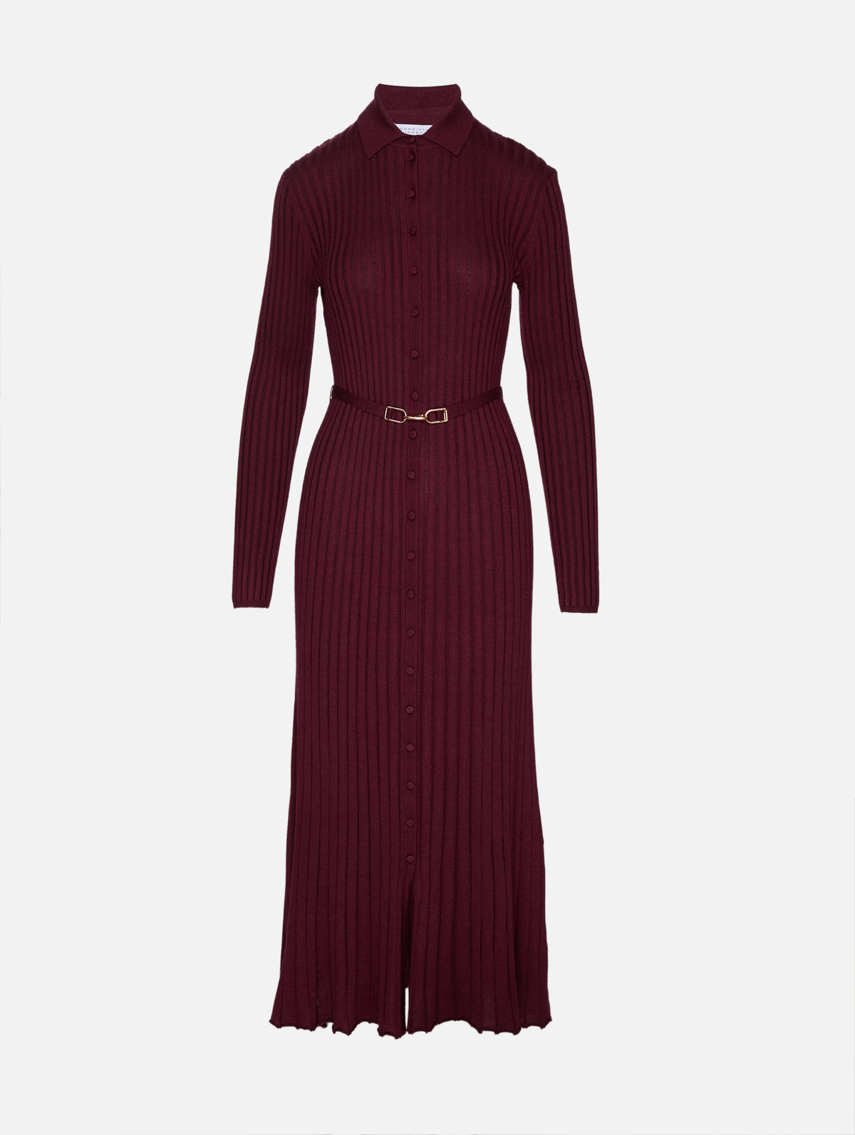 Tenes Dress,GABRIELA HEARST,BORDEAUX,Image 2