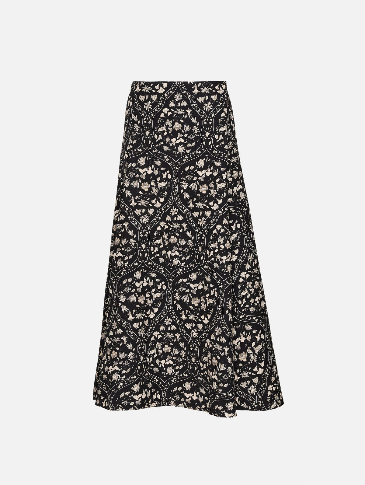 Boho Bloom Ankle Skirt,JOHANNA ORTIZ,BLACK/ECRU,Image 2