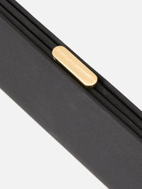 Pats Faille Clutch,CAROLINA HERRERA,BLACK,Image 3