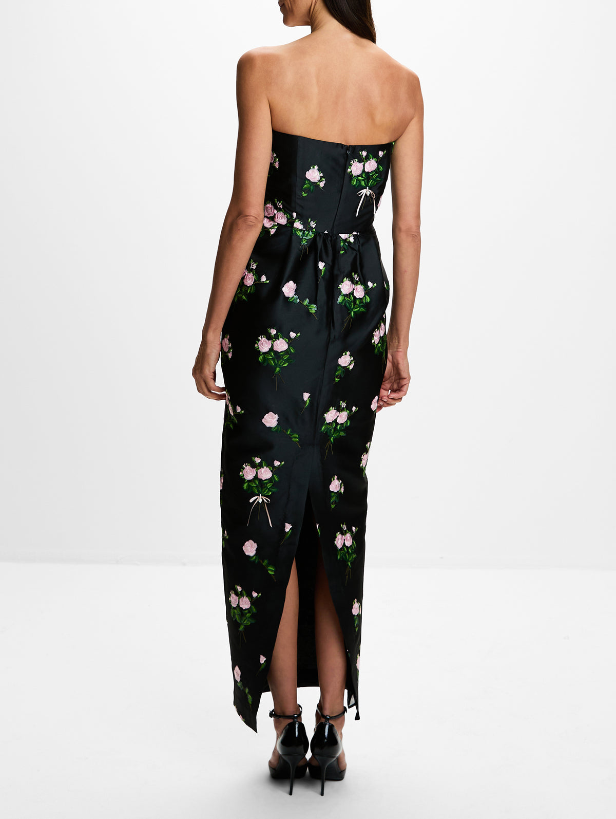 Lena Dress,BERNADETTE,SOFT PINK BLACK,Image 4