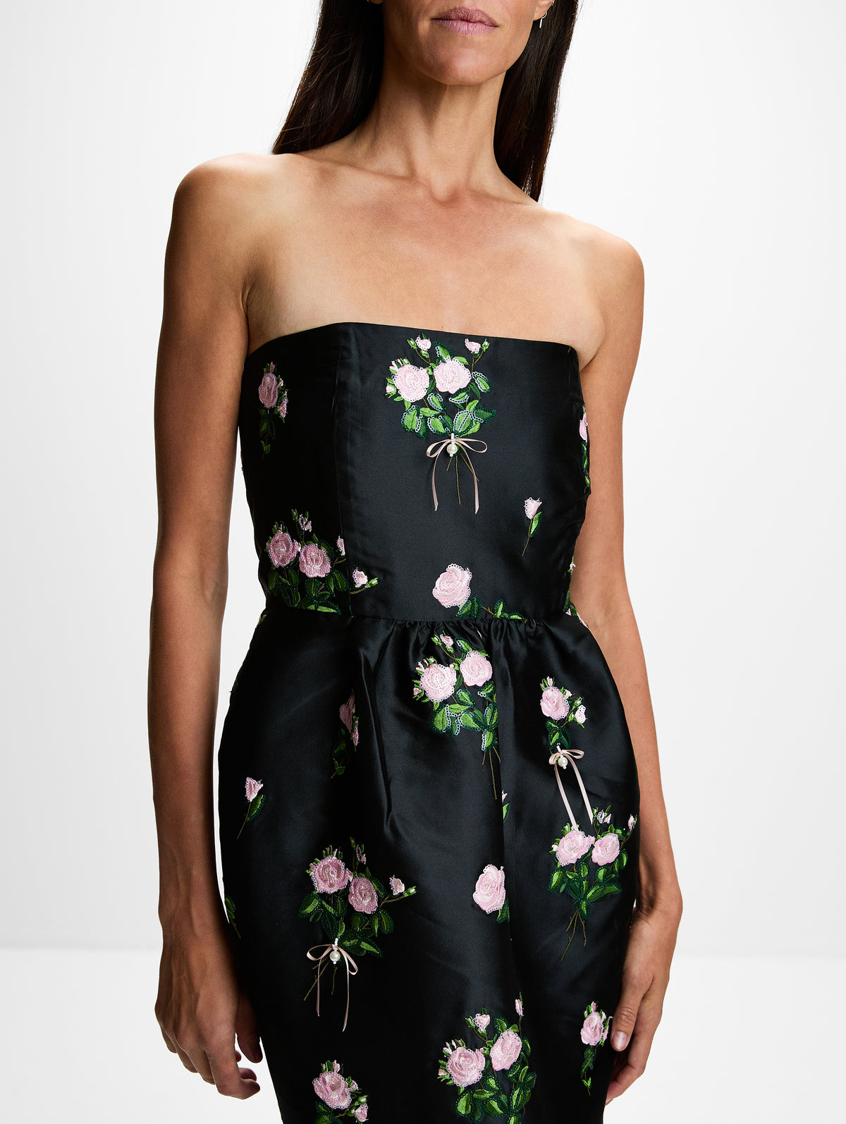 Lena Dress,BERNADETTE,SOFT PINK BLACK,Image 5