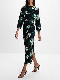 Ezra Dress,BERNADETTE,HYDRANGEA GREEN,Image 3
