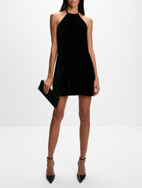 Francine Dress,BERNADETTE,BLACK VELVET,Image 2