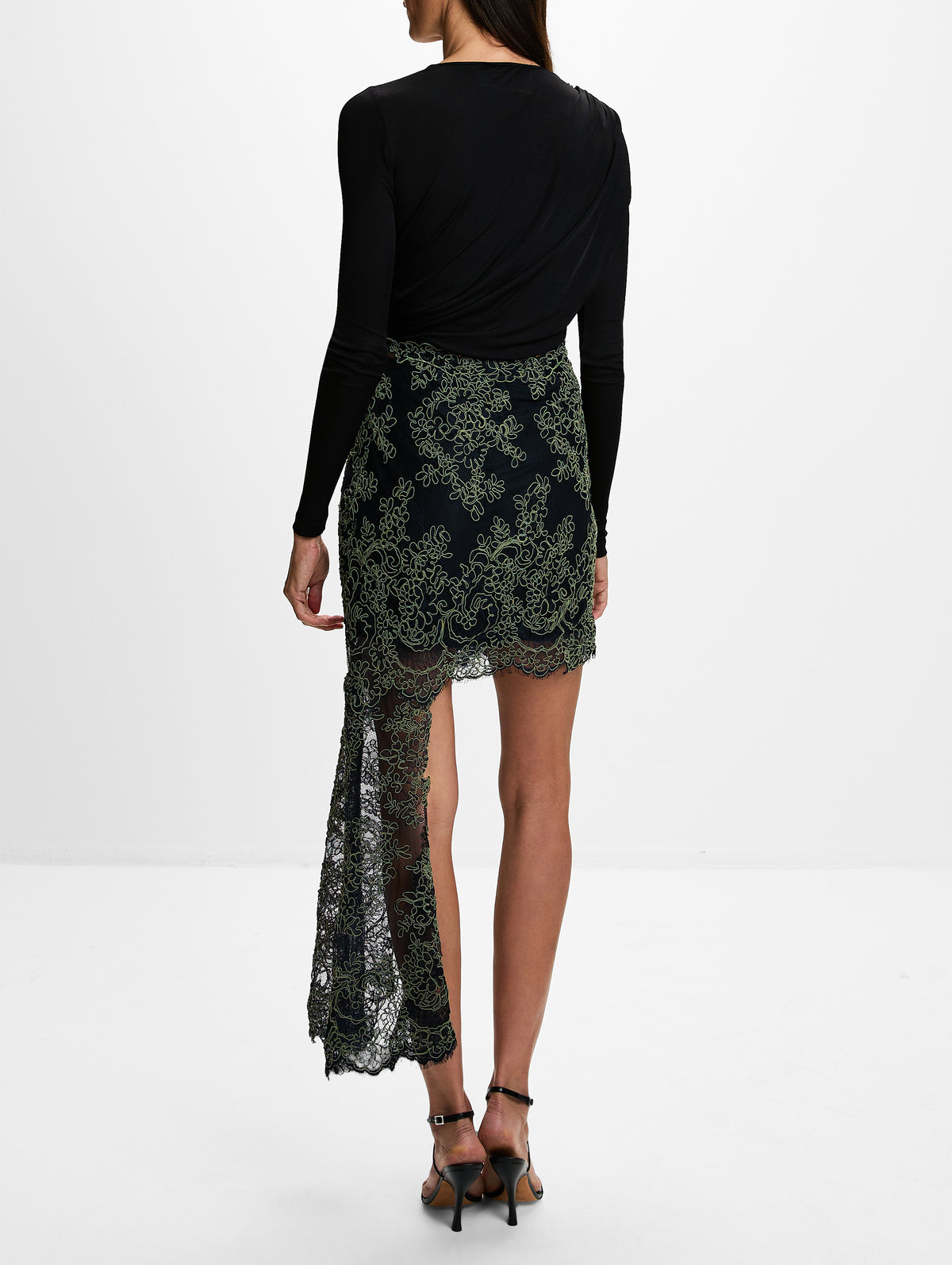 Vera Dress,CHRISTOPHER ESBER,FENNEL/BLACK,Image 4