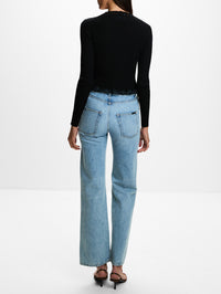 Fitted Cardigan,SAINT LAURENT,BLACK,Image 3