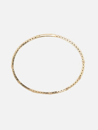 Diamond Flex Bangle,ZOE CHICCO,YELLOW GOLD,Image 2