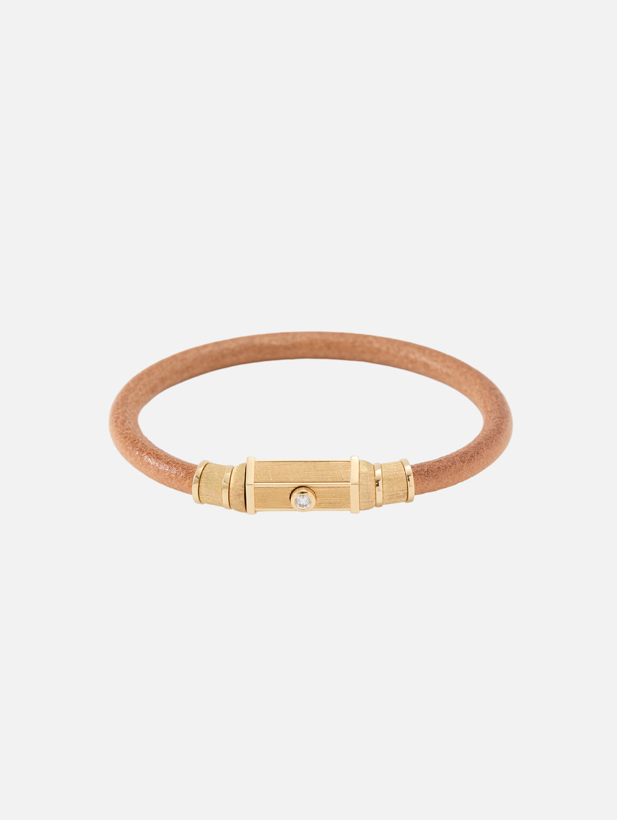Natural Lasso Locket Bracelet,MARIE LICHTENBERG,YELLOW GOLD,Image 1