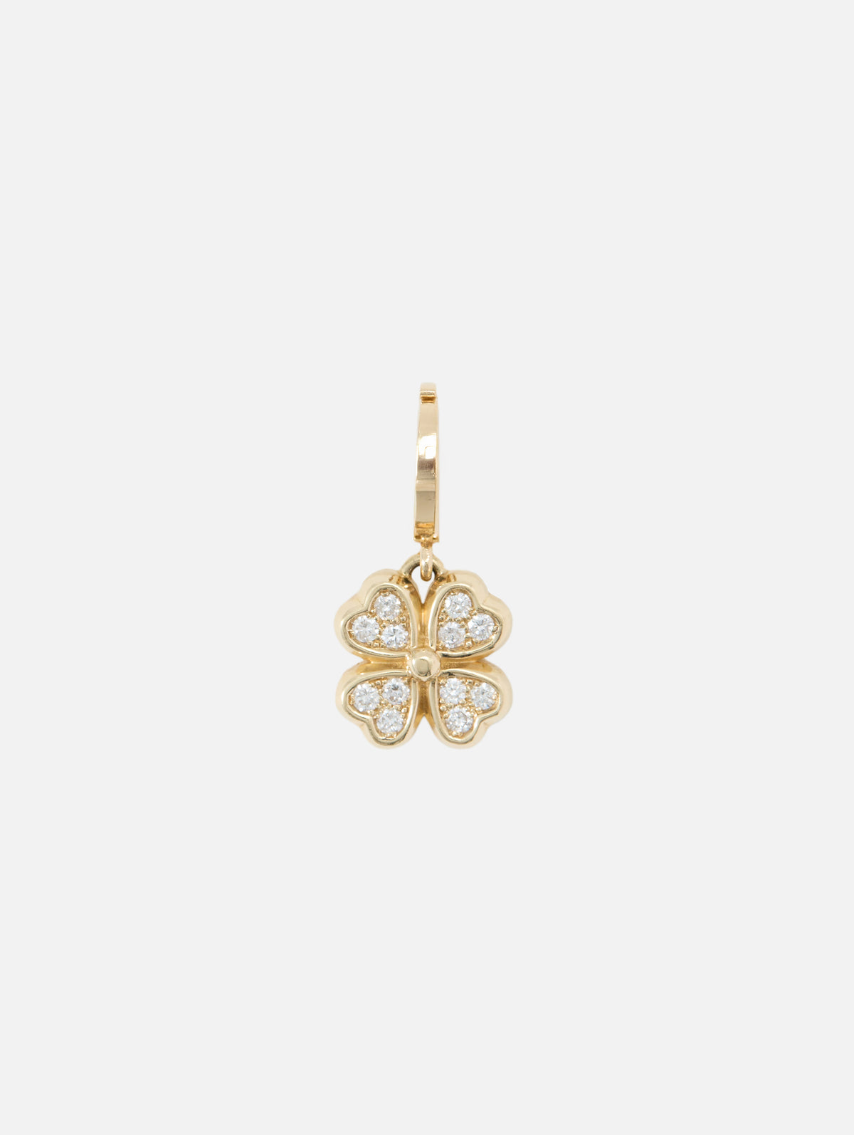 Mini Pavé Lucky Charm,SHYLEE ROSE,YELLOW GOLD,Image 1