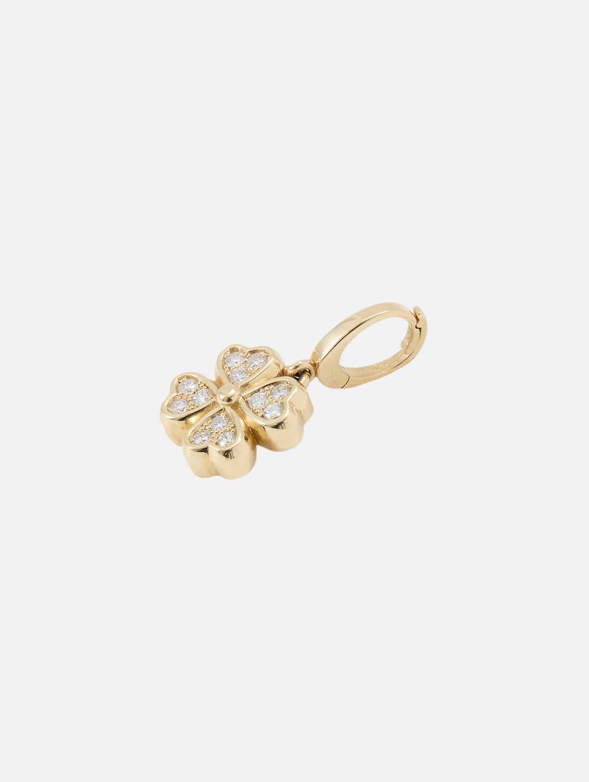 Mini Pavé Lucky Charm,SHYLEE ROSE,YELLOW GOLD,Image 2