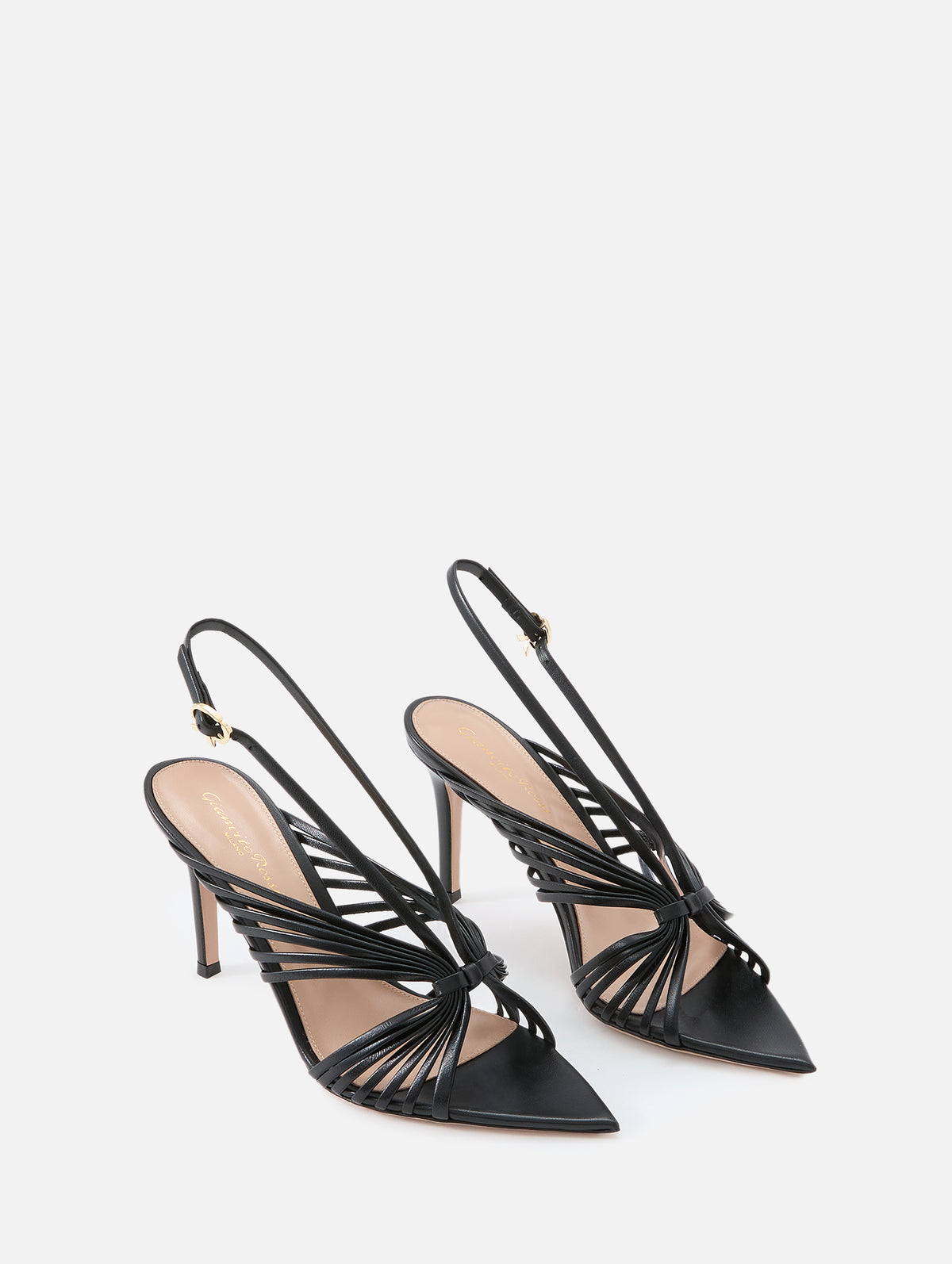 Muse Sandal Heel,GIANVITO ROSSI,BLACK,Image 2