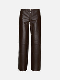 Cool Pant,STILL HERE NYC,BROWN LEATHER,Image 1