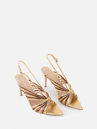 Muse Sandal,GIANVITO ROSSI,GOLD,Image 2