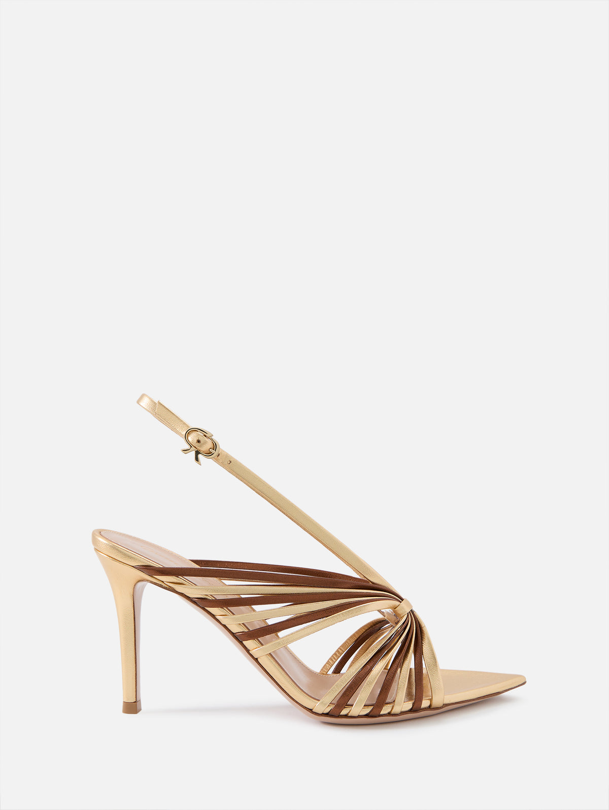 Muse Sandal,GIANVITO ROSSI,GOLD,Image 1