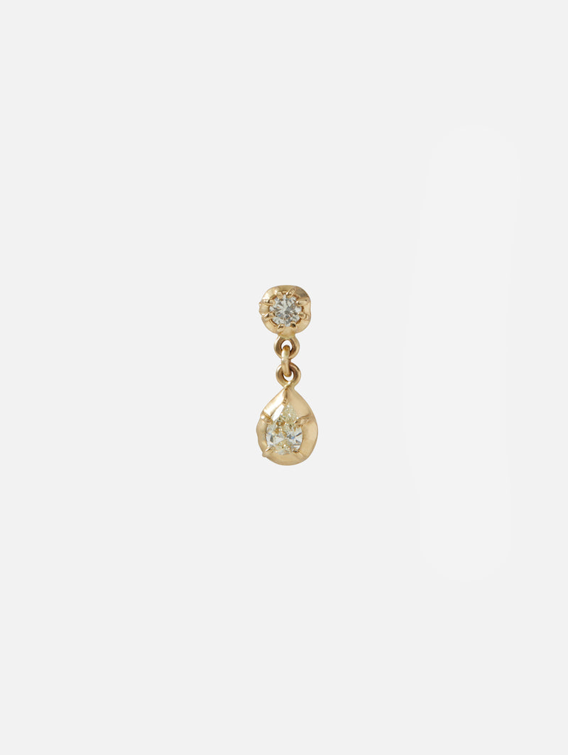 Sophia 1+1 Diamond Teardrop Stud