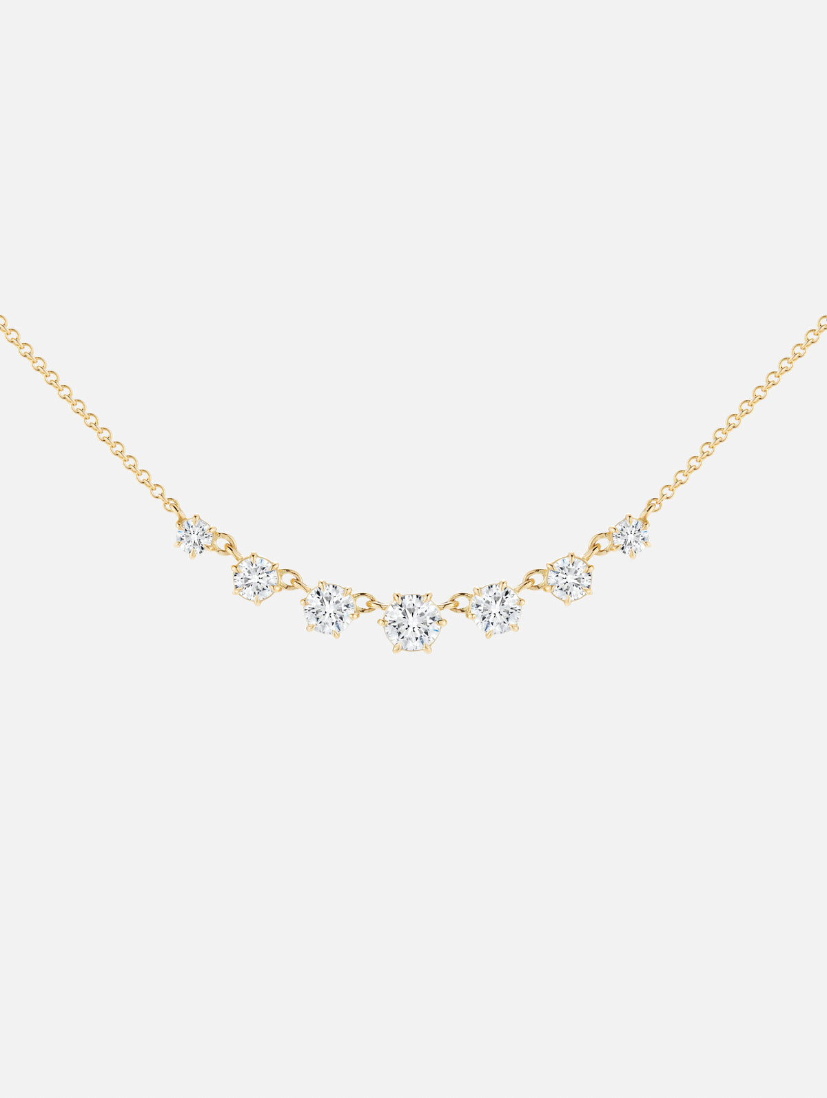 Small Penelope Necklace,JADE TRAU,YELLOW GOLD,Image 2