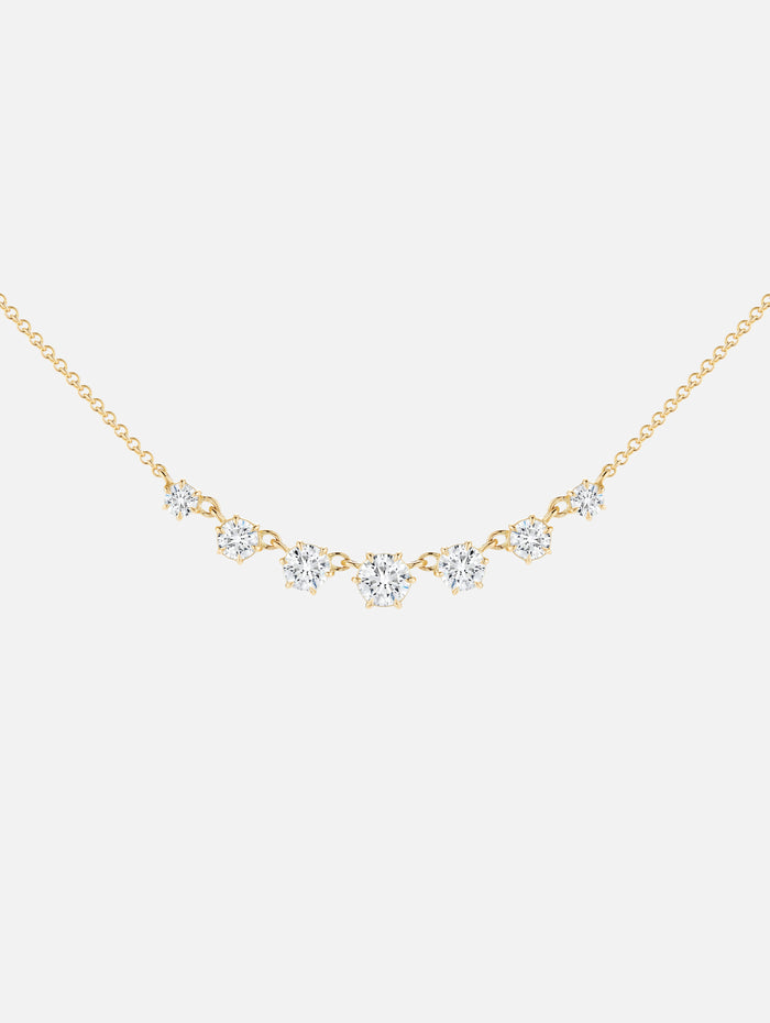 Small Penelope Necklace,JADE TRAU,YELLOW GOLD,Image 1