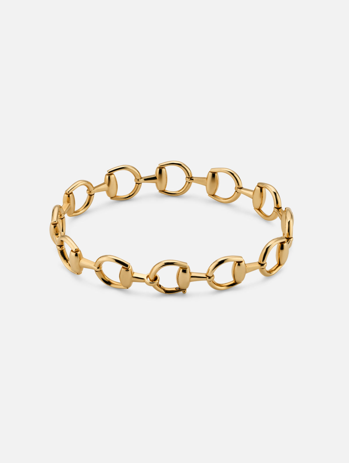 Horsebit Bracelet,GUCCI FINE JEWELRY,YELLOW GOLD,Image 1