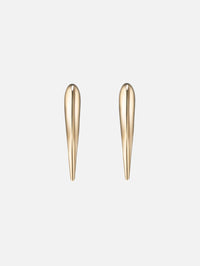 Mini Lola Needle Earrings,MELISSA KAYE,YELLOW GOLD,Image 2