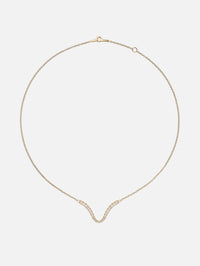 Clara Curved Pendant,MELISSA KAYE,YELLOW GOLD,Image 2