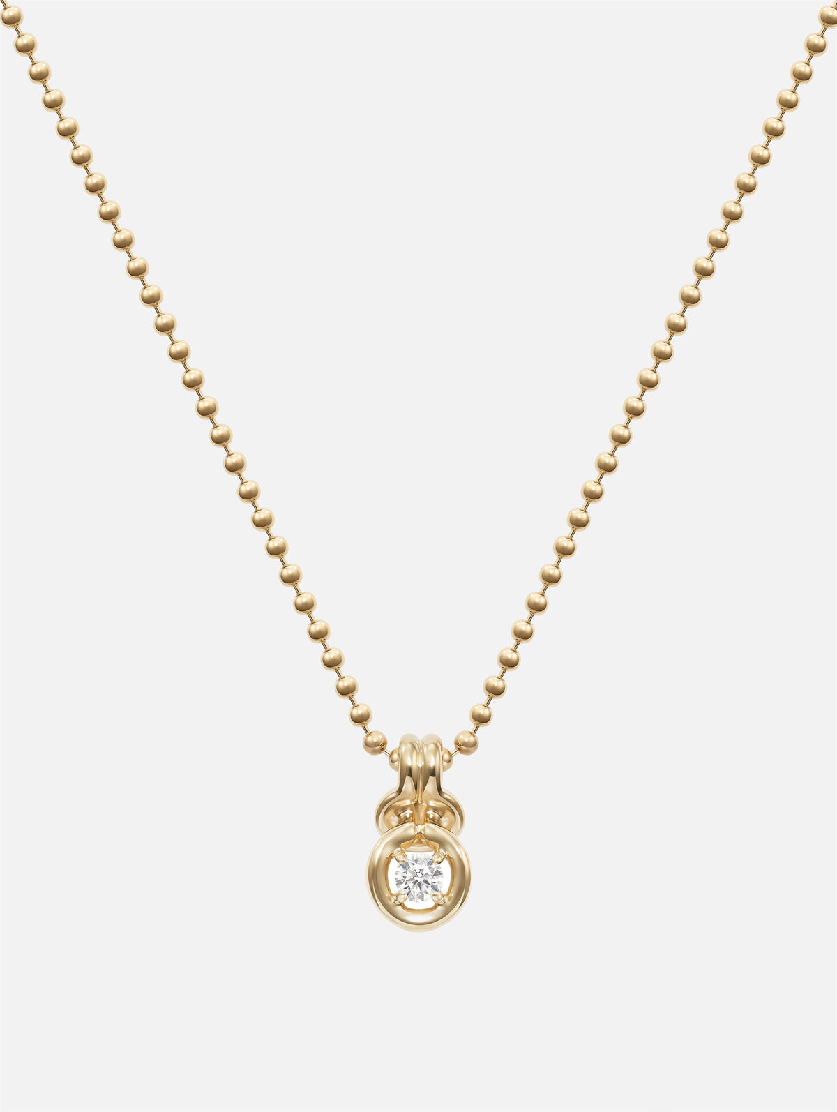 Rocky Pendant Small,MELISSA KAYE,YELLOW GOLD,Image 1