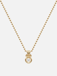 Rocky Pendant Small,MELISSA KAYE,YELLOW GOLD,Image 1