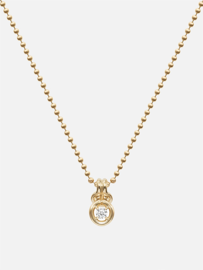 Rocky Pendant Small,MELISSA KAYE,YELLOW GOLD,Image 1