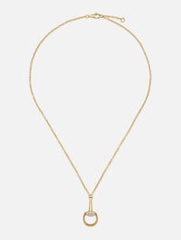 Horsebit Necklace,GUCCI FINE JEWELRY,YELLOW GOLD,Image 1